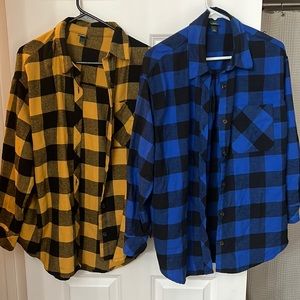 2 for $15 Flannels